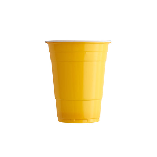 Yellow Beer Pong Party Cups