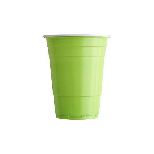 Lime Green Beer Pong Party Cups