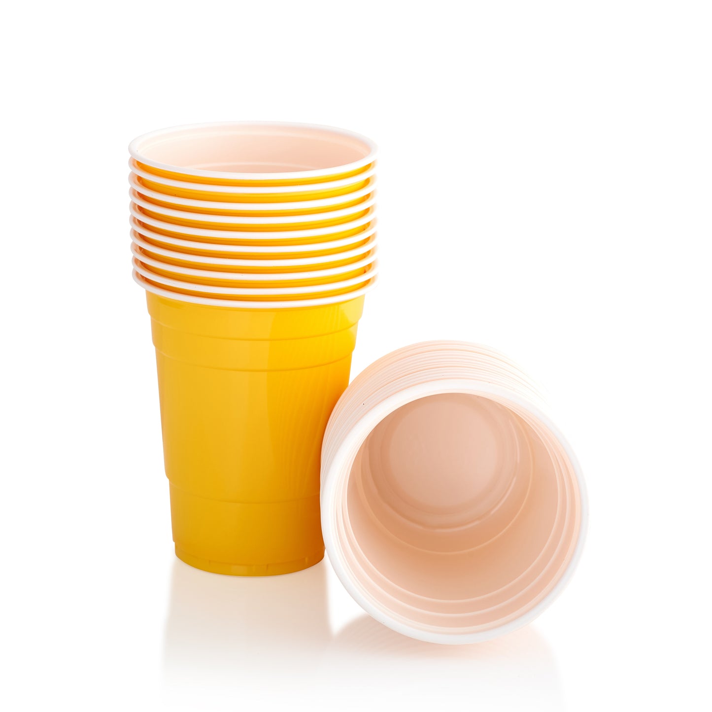 Yellow Beer Pong Party Cups