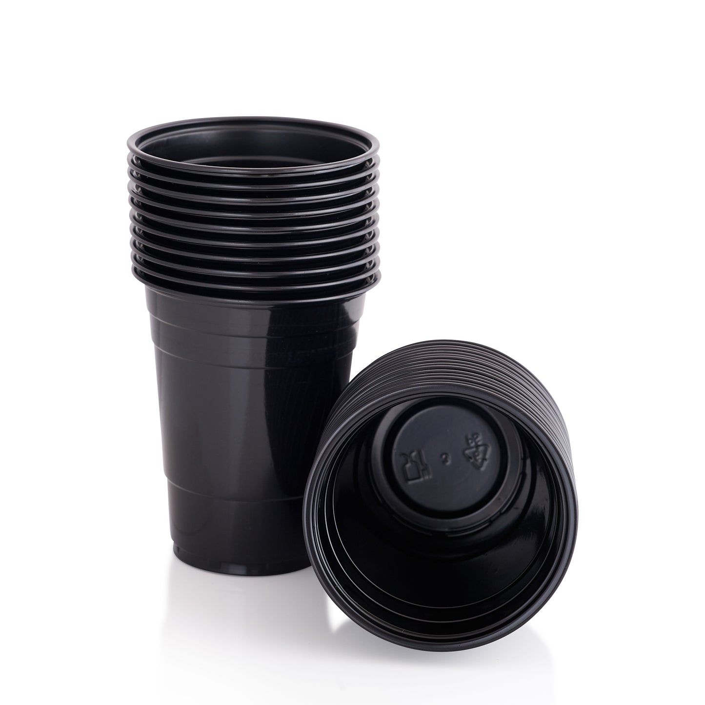 Black Beer Pong Party Cups