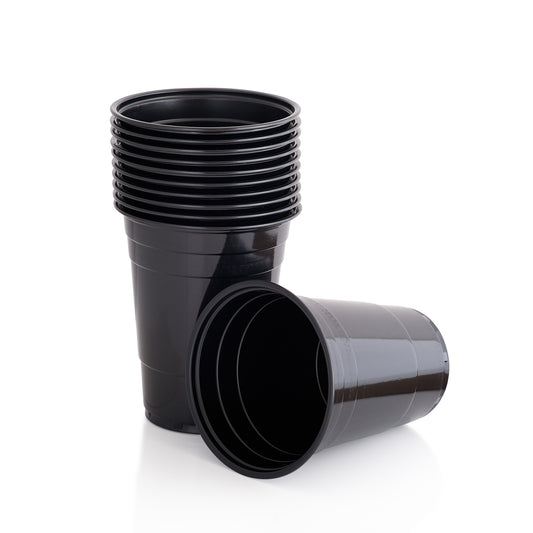 Black Beer Pong Party Cups