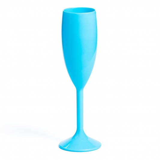 Baby Blue Champagne Flutes Prosecco Glasses