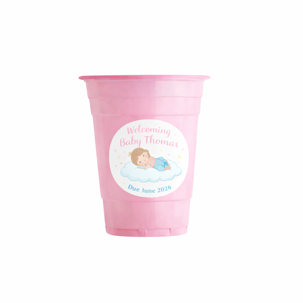 Personalised Princess Baby Shower Cups