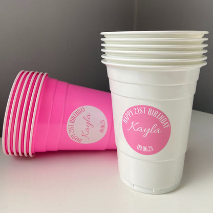 Personalised Happy Birthday Cup