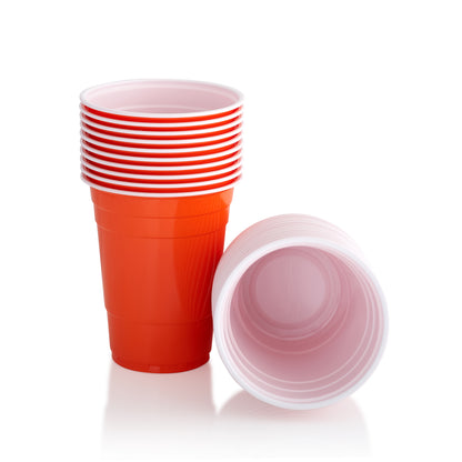 Orange Beer Pong Party Solo Cups