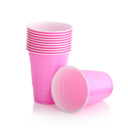 Light Pink Beer Pong Party Solo Cups