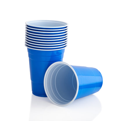 Blue Beer Pong Party Solo Cups