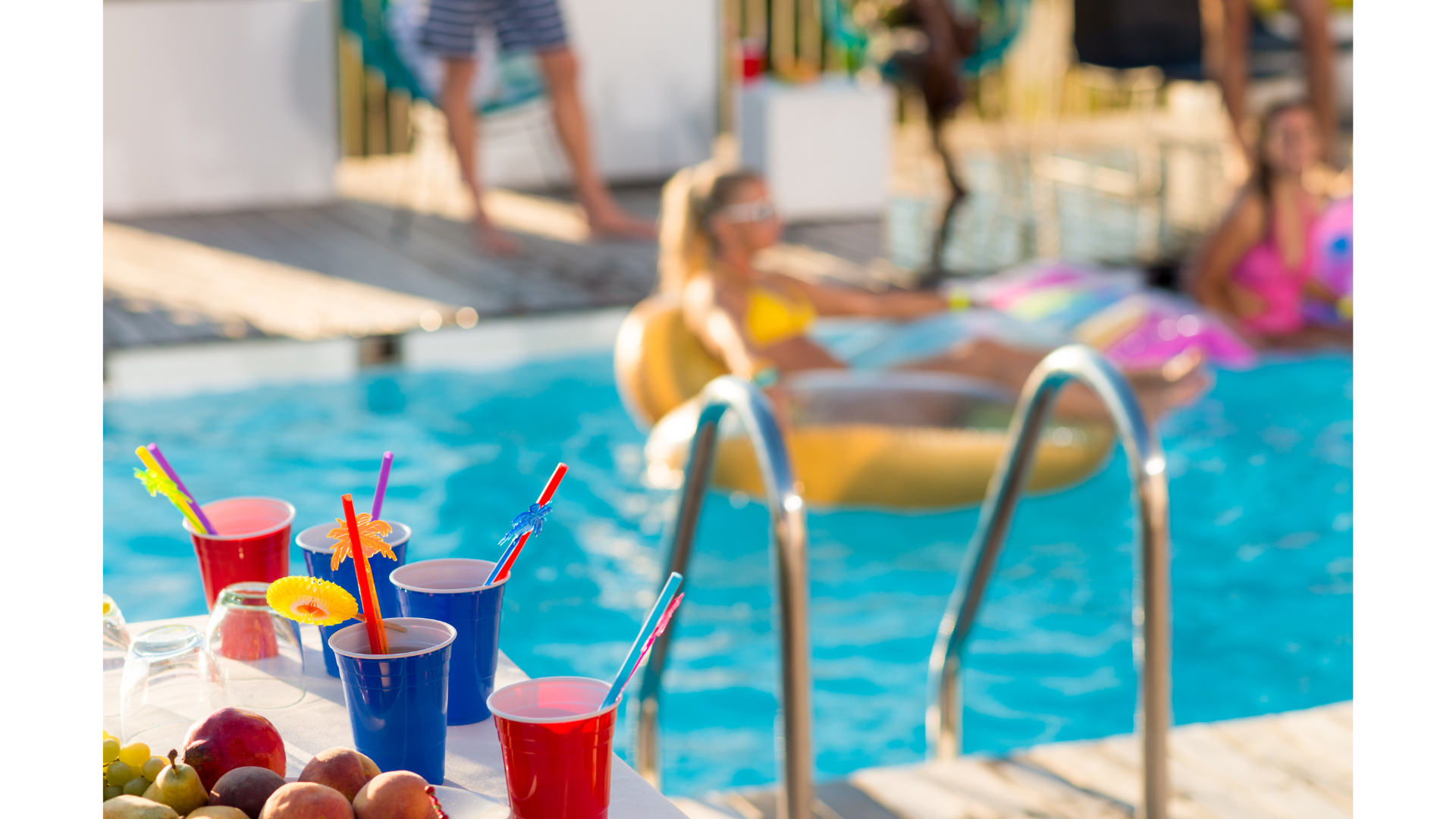 pool party solo cups